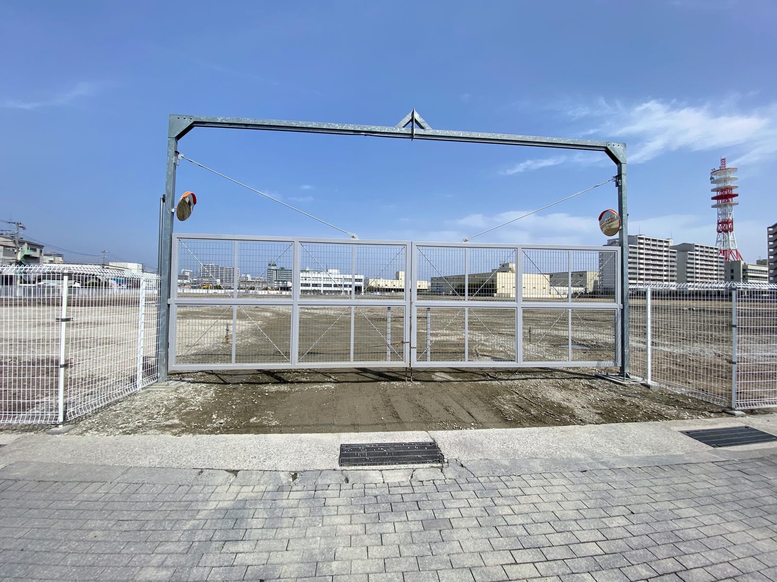 更地になった森永乳業跡地(2022年)