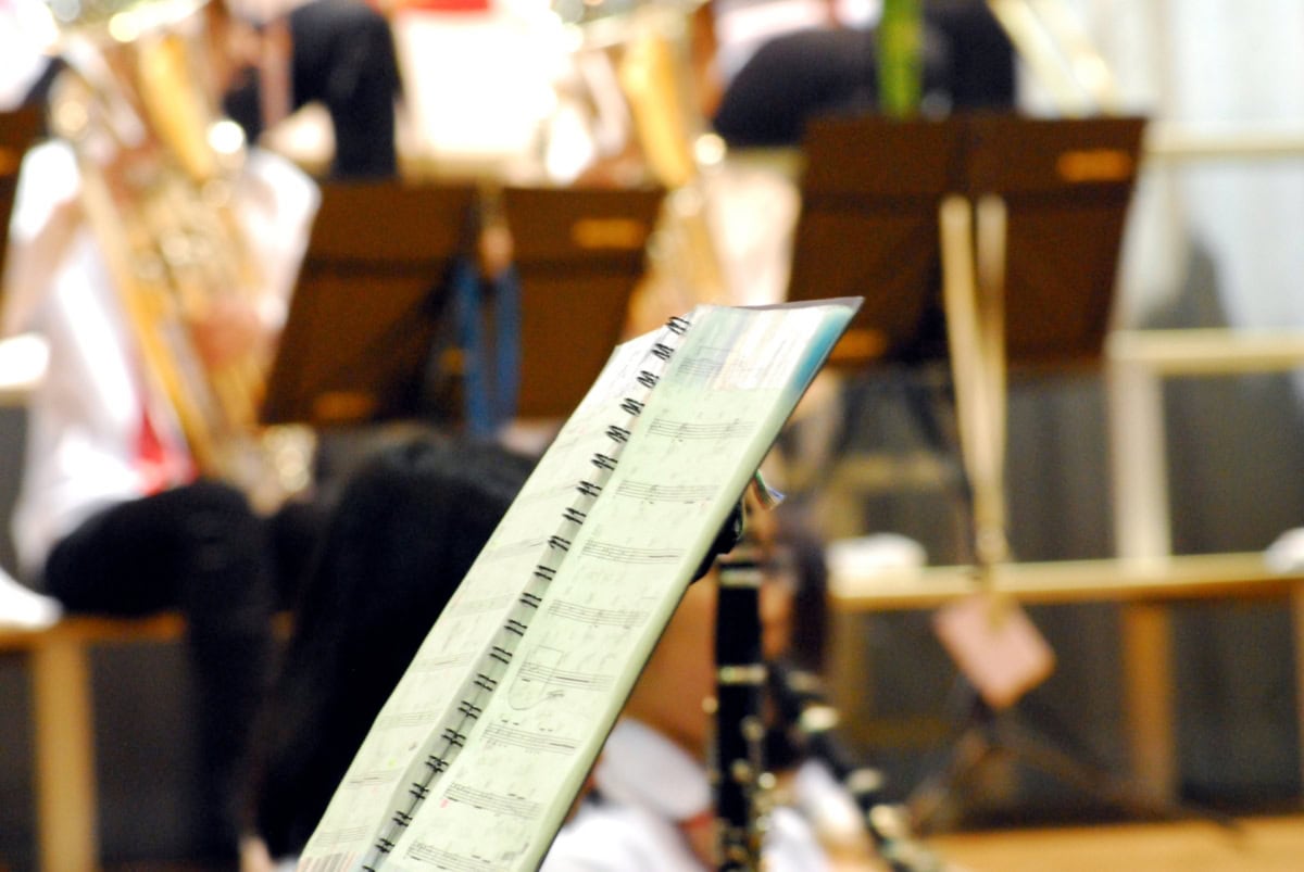 吹奏楽部の楽器