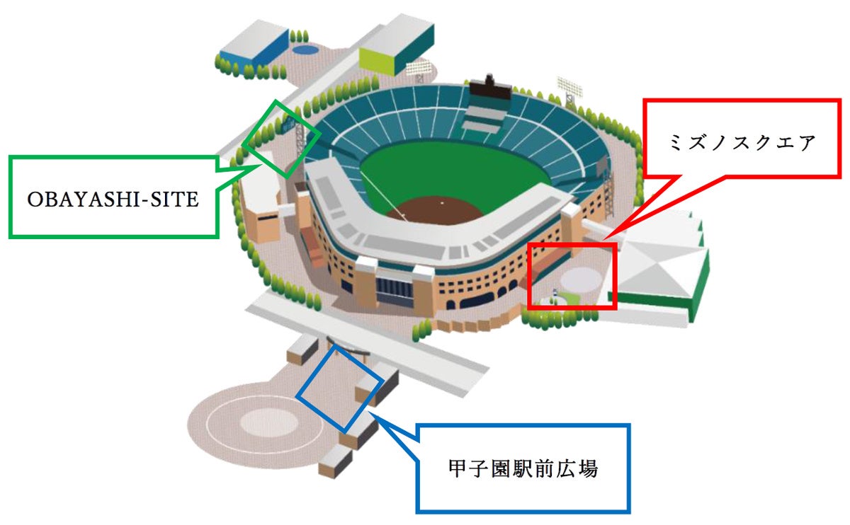甲子園からあげ祭 会場マップ
