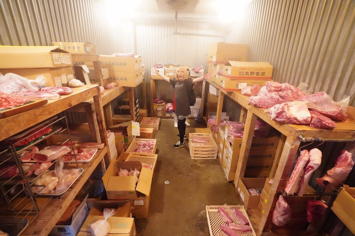 阪神精肉店 アン・トレの冷凍室